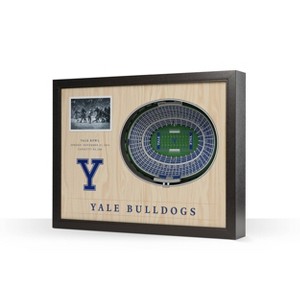 NCAA Yale Bulldogs 25-Layer StadiumViews 3D Wall Art - 1 of 4