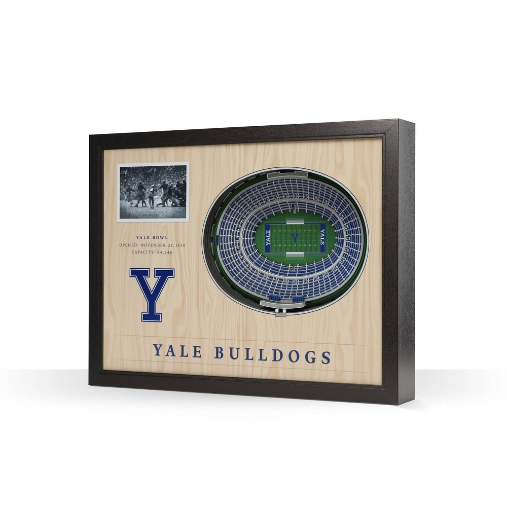 Photos - Coffee Table NCAA Yale Bulldogs 25-Layer StadiumViews 3D Wall Art