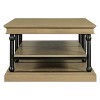 Christopher Knight Home Cortez Modern 55" Wood Coffee Table with 2 Open Storage Shelves - 4 of 4