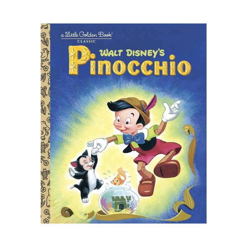 Pinocchio (Disney Classic) - (Little Golden Book) by  Steffi Fletcher (Hardcover), 1 of 2