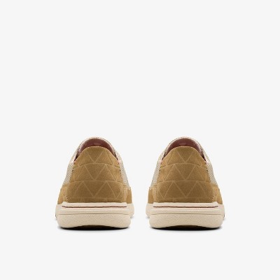 Clarks Mens Easeway Lace Sand Combination Shoes 11 Medium — фото 6