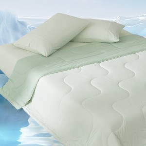Cozy Bliss Dual-Sided Cooling Comforter Cooling Blanket Lightweight Breathable Summer Quilt - 1 of 4