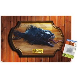 Trends International Marvel Venom: The Last Dance - Symbiote Fish Plaque Unframed Wall Poster Prints - 1 of 4