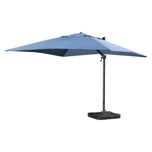 Geneva 9 Square Patio Canopy Umbrella With Stand Lavender