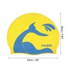 Unique Bargains Silicone Whale Tail Pattern Waterproof Swim Cap 1 Pc - 4 of 4