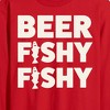 Men's - Instant Message - Beer Fishy Fishy Long Sleeve Graphic T-Shirt - 2 of 4