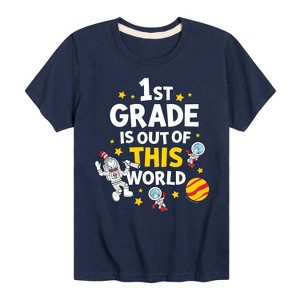 Boys' - Dr. Seuss - First Grade Out Of This World Short Sleeve Graphic T-Shirt - 1 of 4