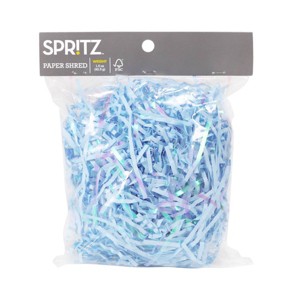 1.5oz Iridescent Paper Shred Filler Blue - Spritz™ - 1 of 3