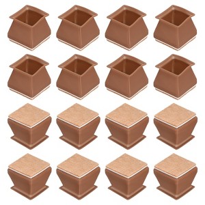 Unique Bargains Silicone Non-Slip Durable Chair Leg Socks Floor Protector 16 Pcs - 1 of 4