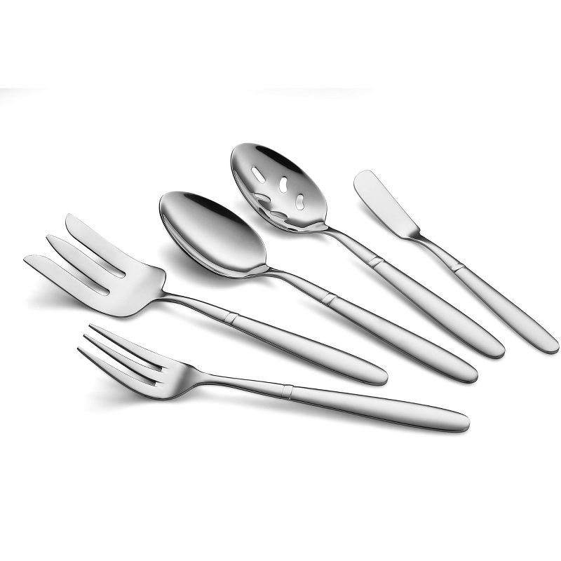Bruntmor Stainless Steel Flatware Cutlery Set - 45 Pieces, 3 of 10