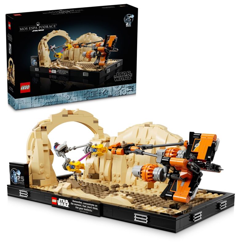 LEGO Star Wars Mos Espa Podrace Diorama Build and Display Set 75380, 1 of 7