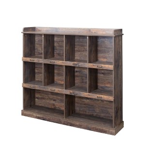 VYNXARIA 10-Shelf Multifunctional Storage Rack,Stylish Bookcase with Large Capacity - 1 of 4