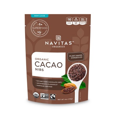 Navitas Organics Vegan Cacao Nibs - 4oz