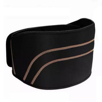 Copper-Infused Adjustable Compression Back Support Brace