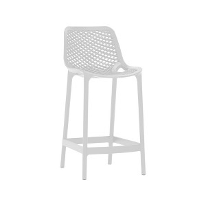 Meridian Furniture,Mykonos Outdoor Patio Stool, Set of 4 - 1 of 4