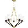 Livex Lighting Beckett 5 - Light Chandelier in  Satin Brass/Bronze - 4 of 4