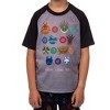 How to Train Your Dragon Boys' Toothless Class Raglan Pajama Pant Set Black - 2 of 4