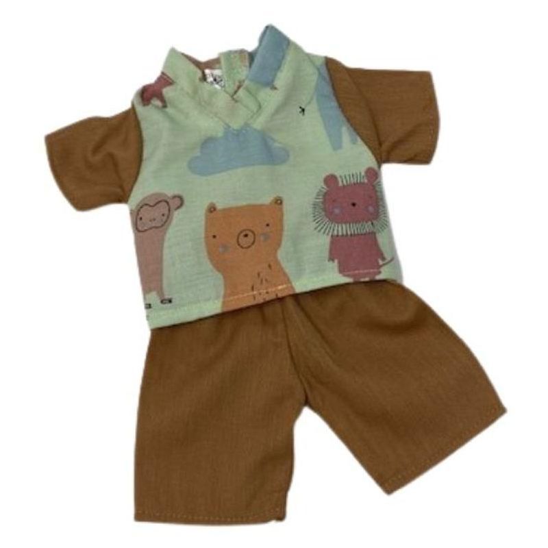 Doll Clothes Superstore Zoo Print Scrubs Fit Baby Alive And Some Baby Alive Dolls, 1 of 6