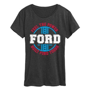 Women's - Ford - Feel The Power Short Sleeve Graphic T-Shirt - 1 of 4