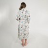 Of an Origin Organic Cotton Stretch Women's Lounge Robe in Botanical Floral Print - 4 of 4