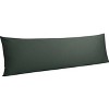 500 Thread Count Cotton Body Pillowcase, Soft and Breathable Body Pillow Cover for Adults - NTBAY - 2 of 4