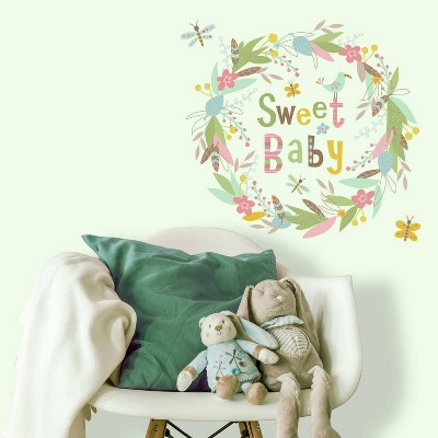 RoomMates Sweet Baby Giant Peel and Stick Wall Decal