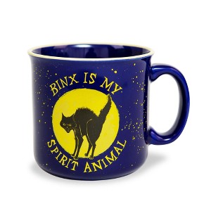Silver Buffalo Disney Hocus Pocus "Binx Is My Spirit Animal" Ceramic Camper Mug | 20 Ounces - 1 of 4