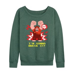 Women's - Disney - I'm Gonna Wreck It Lightweight French Terry Slouchy - 1 of 4