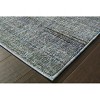 Oriental Weavers Pasargad Home Atlas Collection Fabric Blue/Grey Distressed Pattern- Living Room, Bedroom, Home Office Area Rug, 2' 6" X 12' - 4 of 4