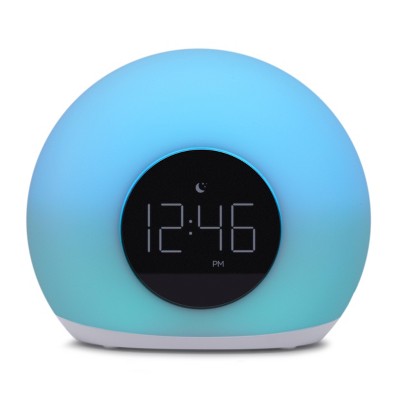 Moon Glow Alarm Table Clock with Color Changing Light - Capello_2