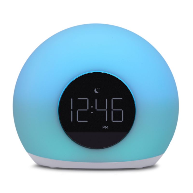Moon Glow Alarm Table Clock with Color Changing Light - Capello, 3 of 6