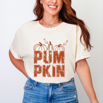 Simply Sage Market Pumpkin Distressed Garment Dyed Tee