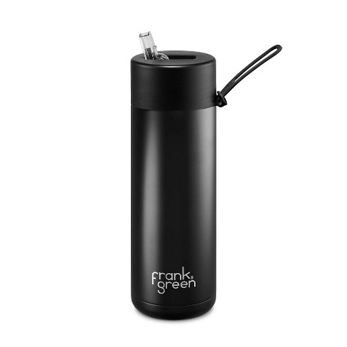 Stainless Steel Leather Vacuum Insulated Mug Thick Lines Thermos Water  Bottle For Hot And Cold Drinks Kids Adults 16 Oz