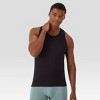 Hanes Originals Premium Men's SuperSoft Sleeveless Crewneck Tank Undershirt 2pk - Taupe/Black - 3 of 4