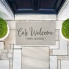 Stupell Industries Cats Welcome People Tolerated Printed Outdoor Imitation Sisal Door Mat, design by Gigi Louise - 4 of 4