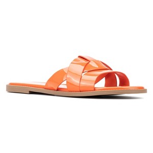 Fashion To Figure Women's Tiana Flat Sandal - Wide Width - 1 of 4