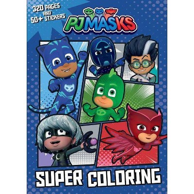 Pj Masks Super Coloring - by PJ Masks (Paperback)