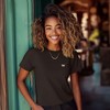 Dalix Womens Bow Lightweight High Waisted Tee - 3 of 4