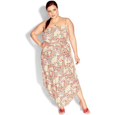 thumbnail image 2 of City Chic Women's Apparel Citychic Plus Size Dress Sadie PRT, Ethereal Rose, 24 2 of 9