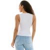 Derek Heart Womens Midway Length Fitted Double Layer Tank Top - 3 of 4