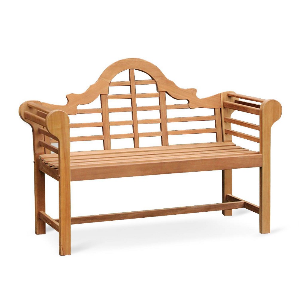 Photos - Garden Furniture Lutyens 4ft Teak Bench - Natural - Cambridge Casual