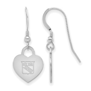 Black Bow Jewelry Sterling Silver  NHL Dangle Earrings - 1 of 4