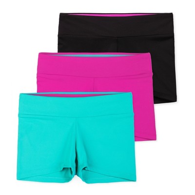 Lucky & Me Layla Girls Dance Shorts 3 Pack Size 9/10y Color Dazzle