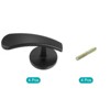 Unique Bargains Aluminum Alloy Office Decorative Wall Mounted Curtain Holdback - 3 of 4