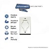 Topvacuumparts Replacement Part For Beam Central Vacuum Cleaner Flush Mount Bisque Inlet # compare to part 15612 - 2 of 3