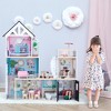 Olivia's Little World 3-Story Furnished Dreamland Mansion Dollhouse with Garage, Terrace, Elevator, Spiral Staircase and Accessories - 2 of 4