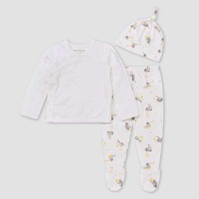 Burt's Bees Baby® Baby Special Delivery Take Me Home 3Pc Coordinate Set - White