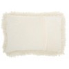 HomeRoots 14" X 20" Cream Throw Pillow - 4 of 4