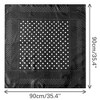 INSPIRE CHIC Women's Polka Dots Satin Silk Like Square Neckerchief Head Wrap Bandanas Neck Scarves - 3 of 4