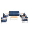 Gymojoy Outdoor Sofa Funiture with Thick Cushion for Garden Yard - 3 of 4